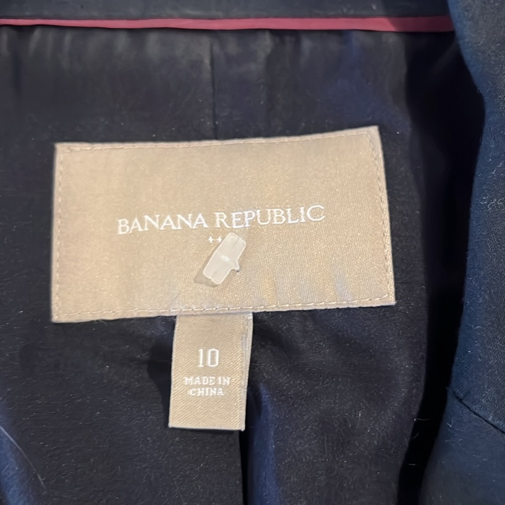 Banana Republic Women’s Navy Blue Classic Jacket Blazer Size: 10 - Picture 6 of 10